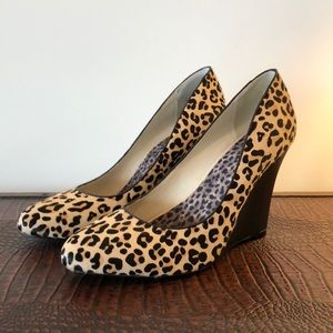 Shoes of Prey, Leopard Calf Hair Wedge